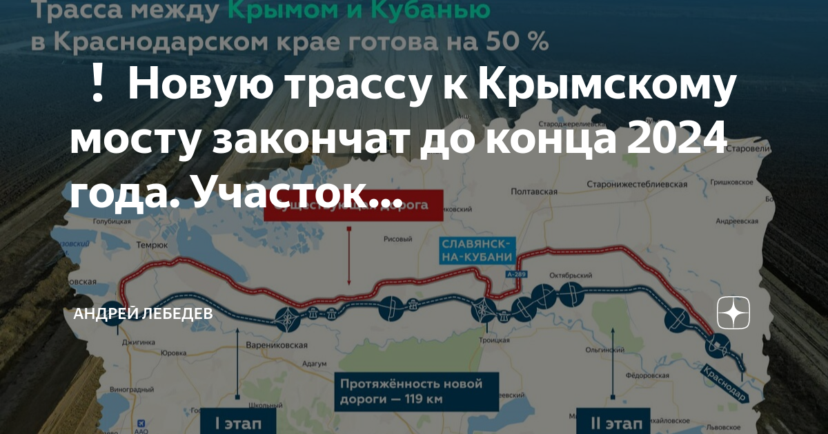 Новая трасса на крым в краснодарском крае карта