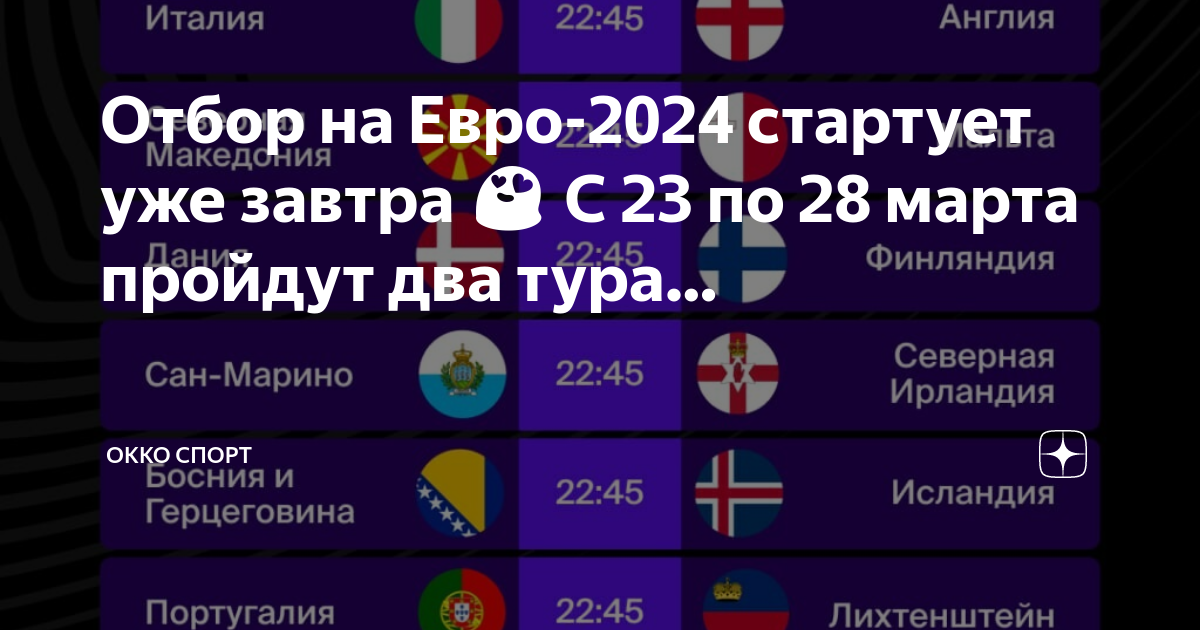 Отбор на евро 2024