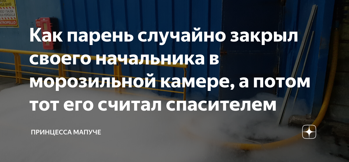 Как парень случайно закрыл своего начальника в морозильной камере, а ...