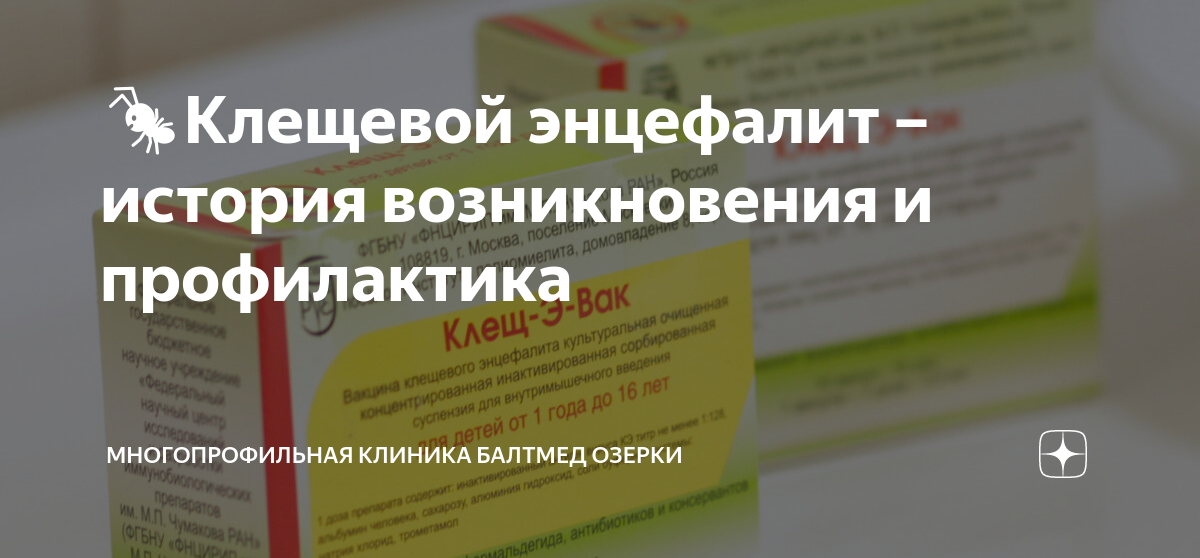 🐜Клещевой энцефалит – история возникновения и профилактика ...