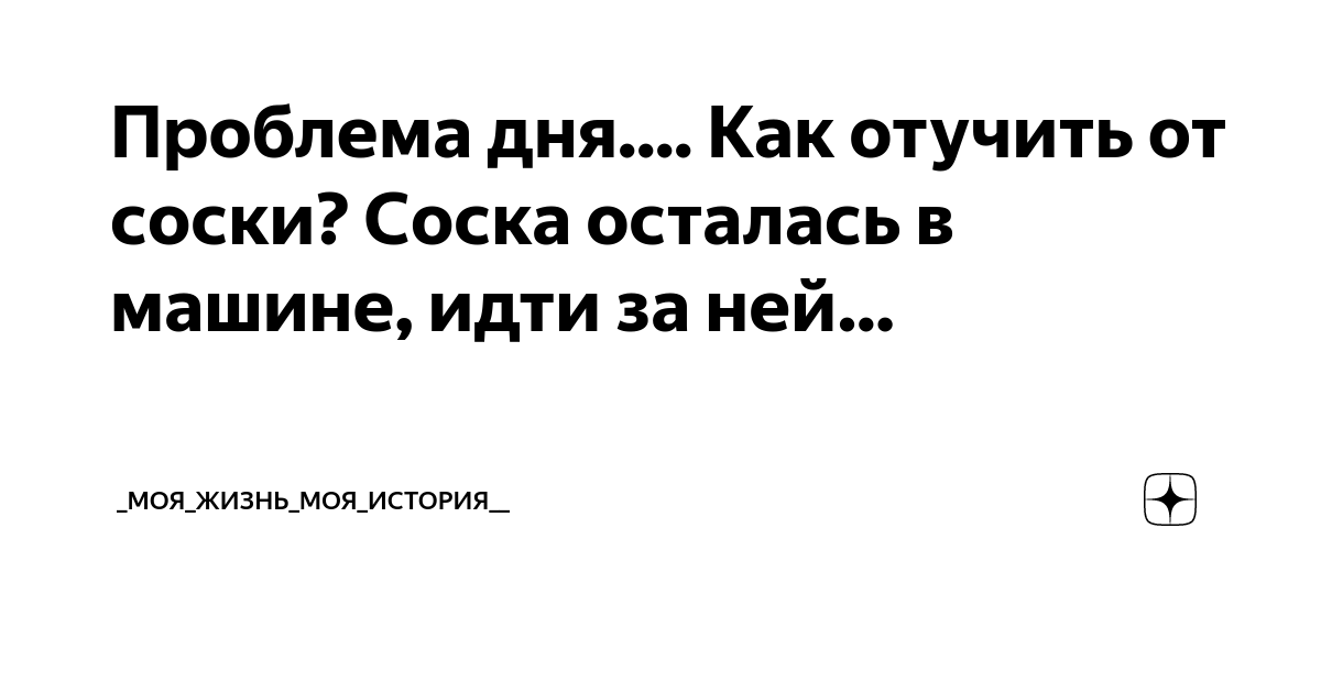 Соска в машине
