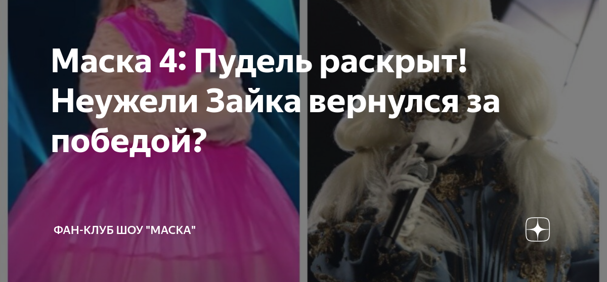 Маска кого раскрыли сегодня 7 апреля. Кто скрывается под маской пуделя. Шоу маска пудель. Кто в пуделе шоу маска.