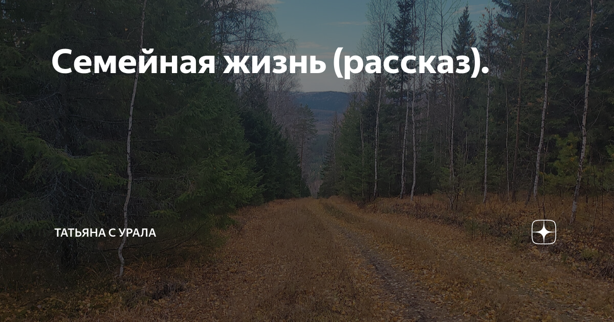 Семейная жизнь (рассказ). | Татьяна с Урала | Дзен