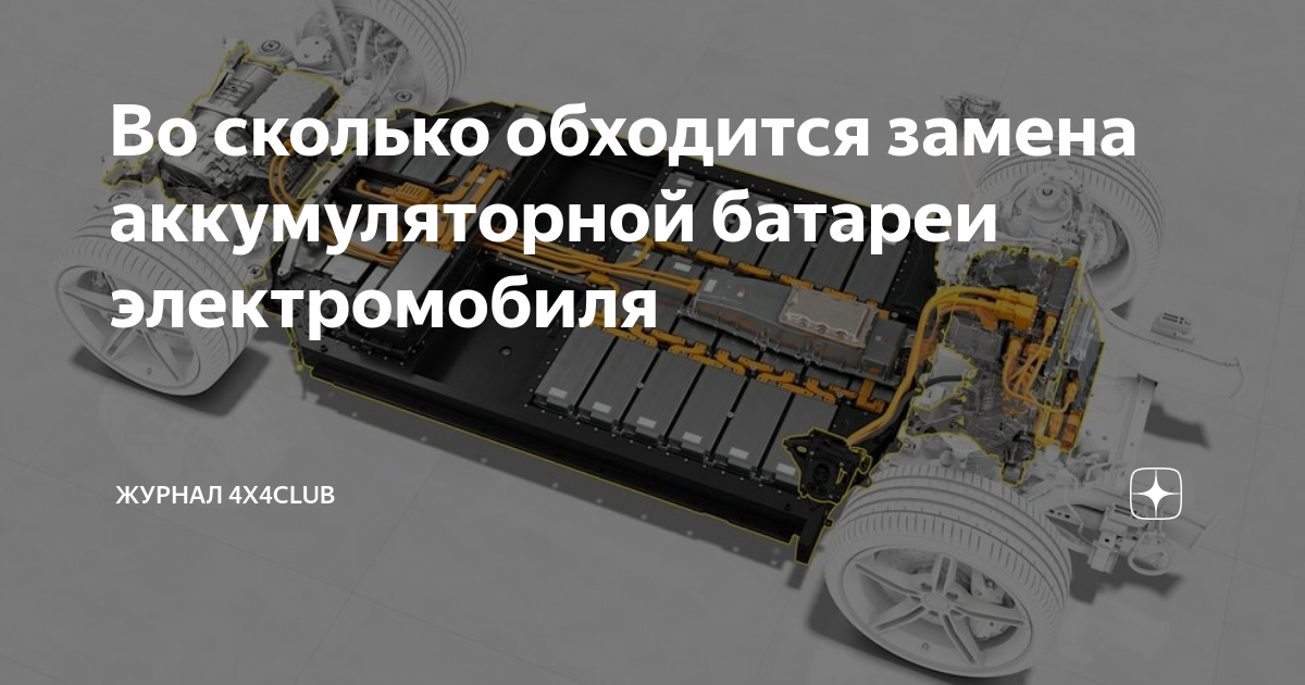 Во сколько обходится замена аккумуляторной батареи электромобиля ...