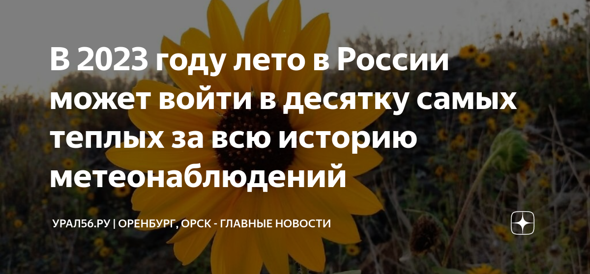 2023 год будет жарким