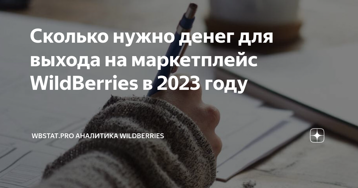 Сколько нужно денег для выхода на маркетплейс WildBerries в 2023 году |  WBStat.PRO Аналитика WildBerries | Дзен