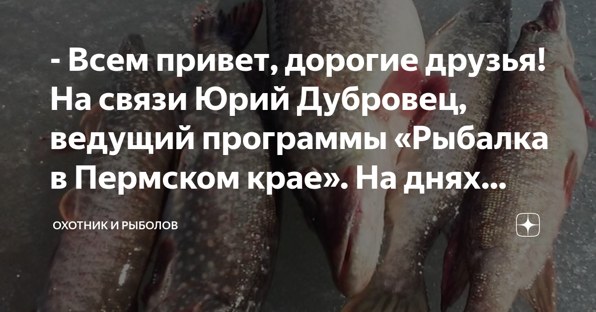 Рыбалка в Пермском крае: информация для охотников и рыболовов