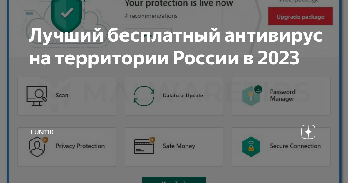 Лучший бесплатный антивирус на территории России в 2023 | Luntik | Дзен