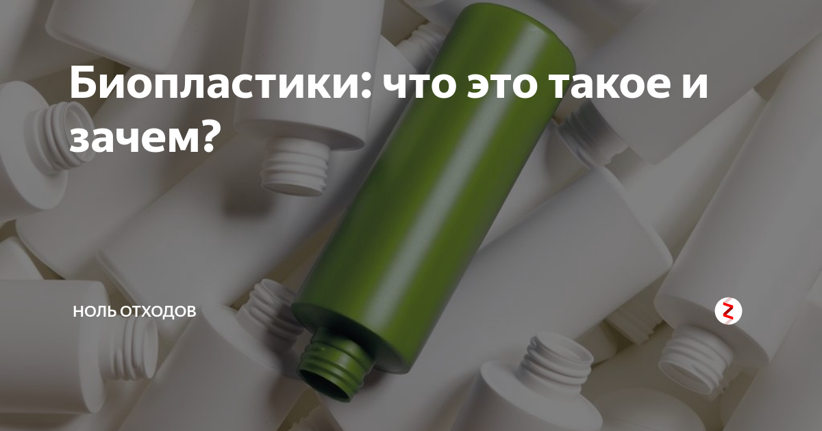 Биопластики: что это такое и зачем? | Ноль отходов | Дзен