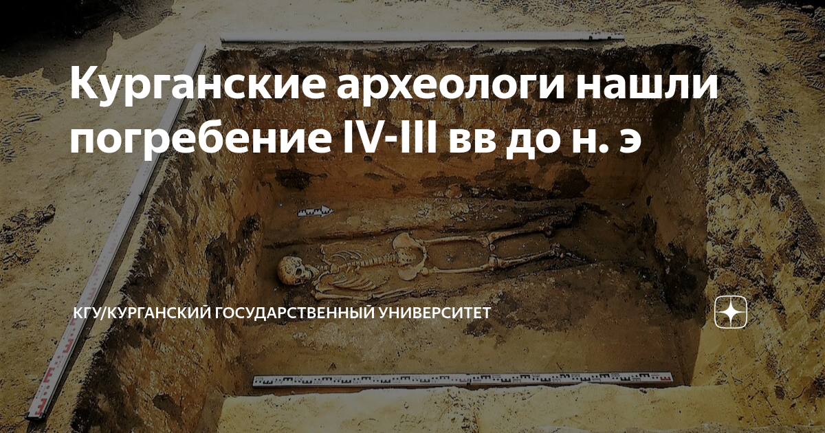 Курганские археологи нашли погребение IV-III вв до н. э | КГУ ...