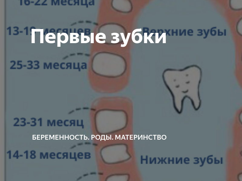 Изменение стула при прорезывании зубов