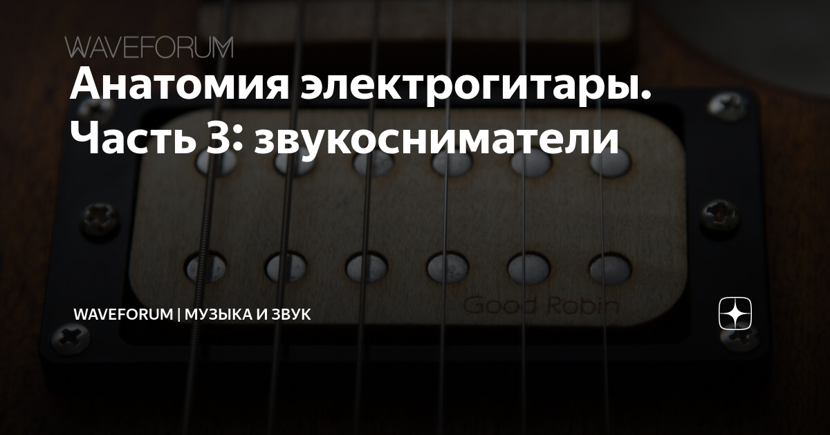 Анатомия электрогитары. Часть 3: звукосниматели | WaveForum | Музыка и ...