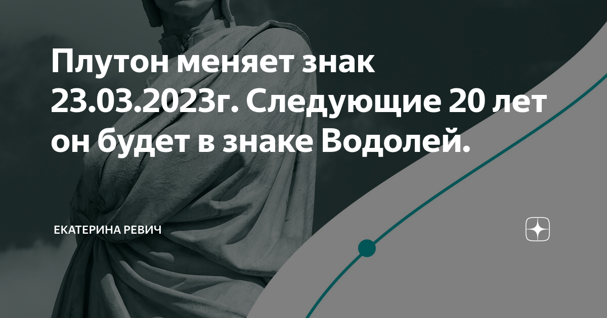 Плутон в знаке водолея в 2024 году