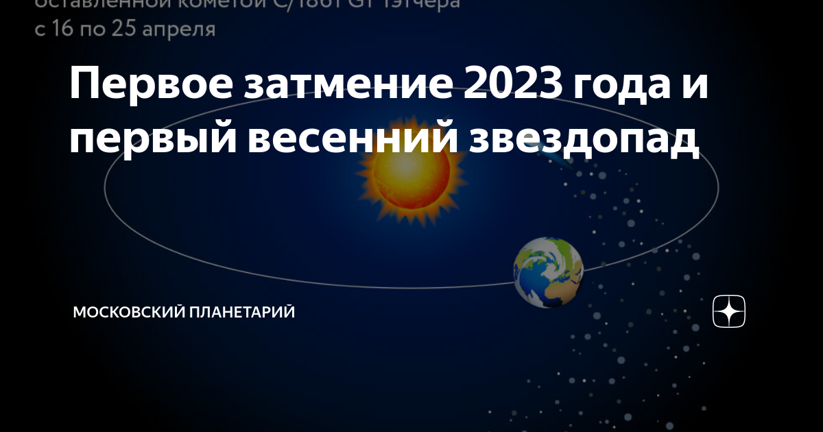 Затмения апрель 2023 года