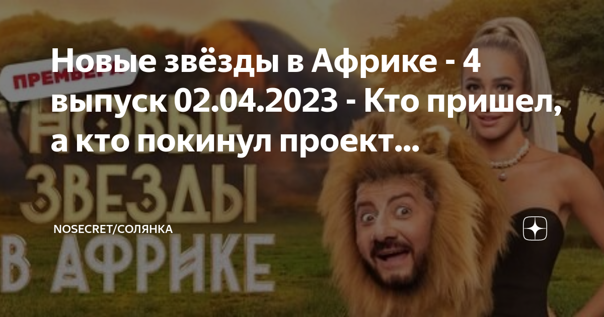 Новые звезды в африке 2023 участники