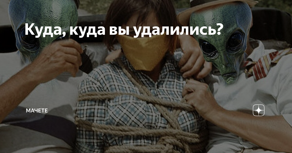 Куда, куда вы удалились? | Мачете | Дзен