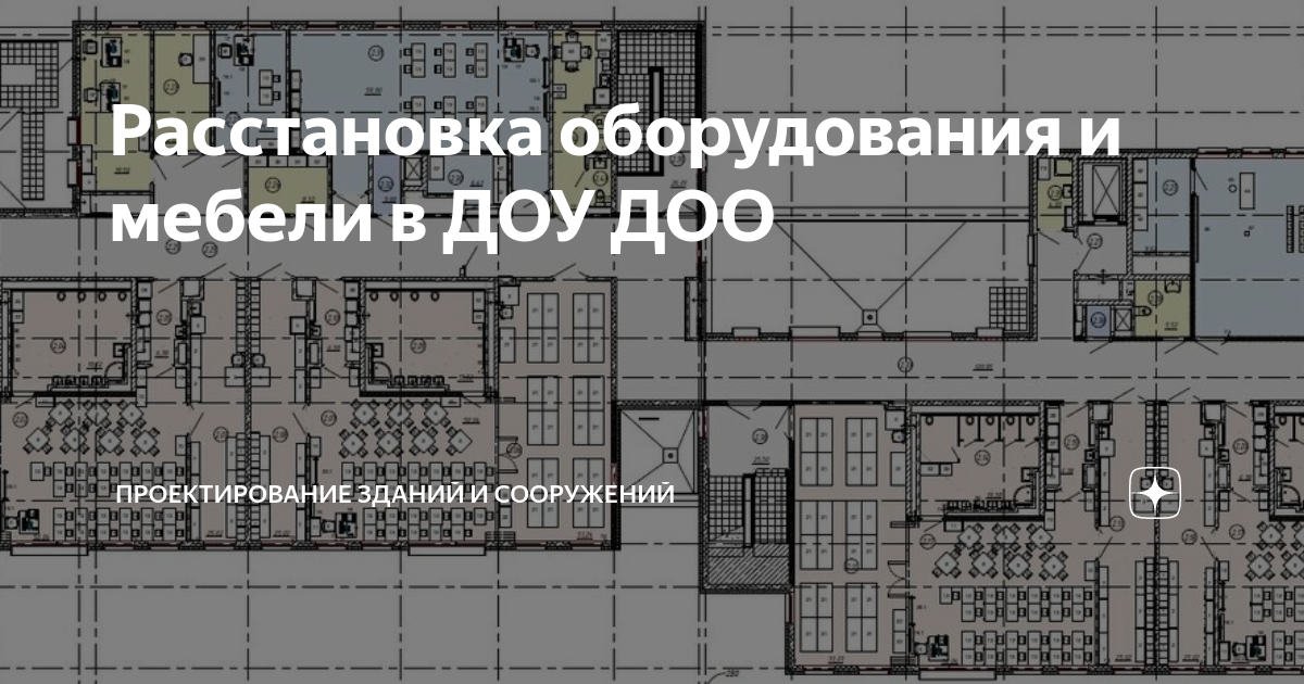 Расстановка мебели в доу по зонам