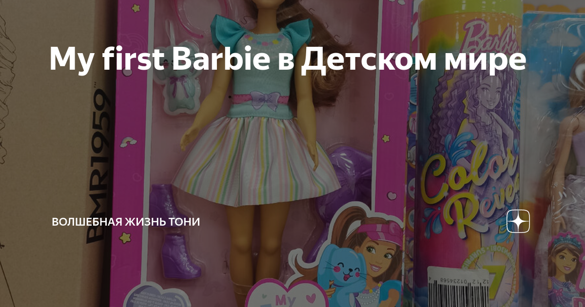 My first Barbie в Детском мире | Волшебная жизнь Тони | Дзен