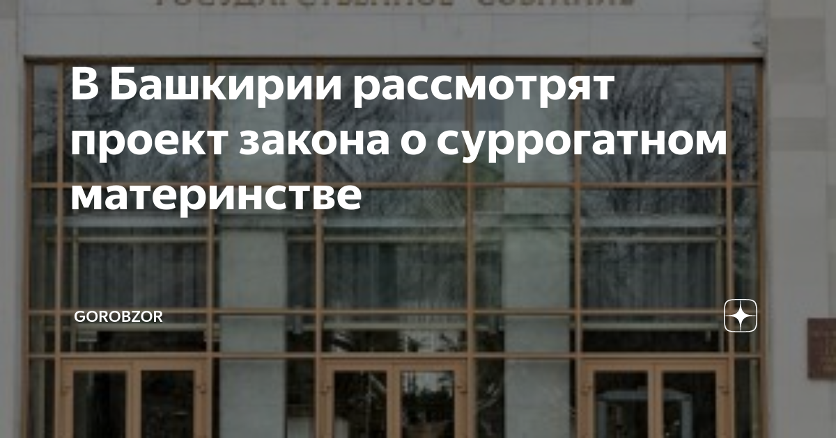 В Башкирии рассмотрят проект закона о суррогатном материнстве ...