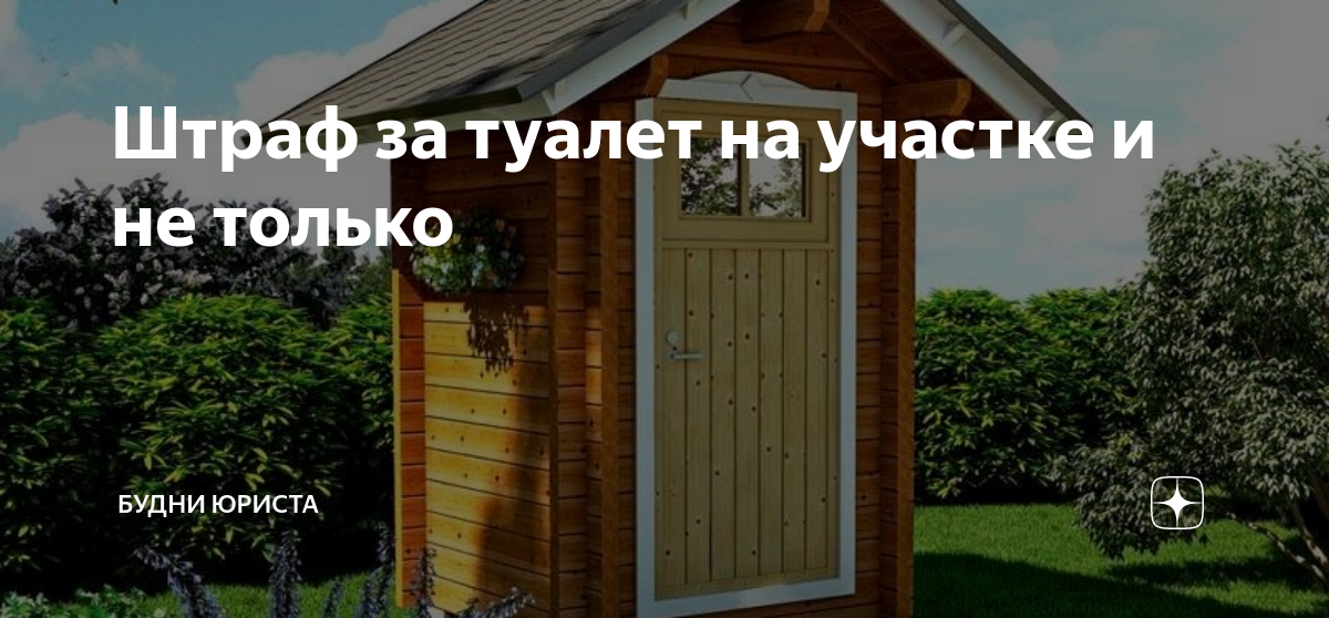 Сосед по садоводческому товариществу расположил посещение туалета и мусорную яму