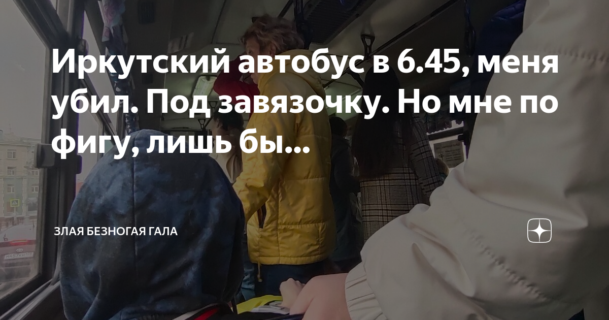 Непутевая рассказ на дзен глава 72. Комментарии иркутян о общественном транспорте