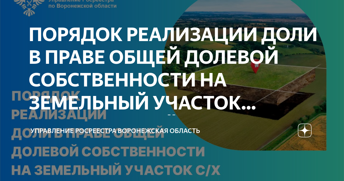 Выдел земельного участка из общей долевой собственности