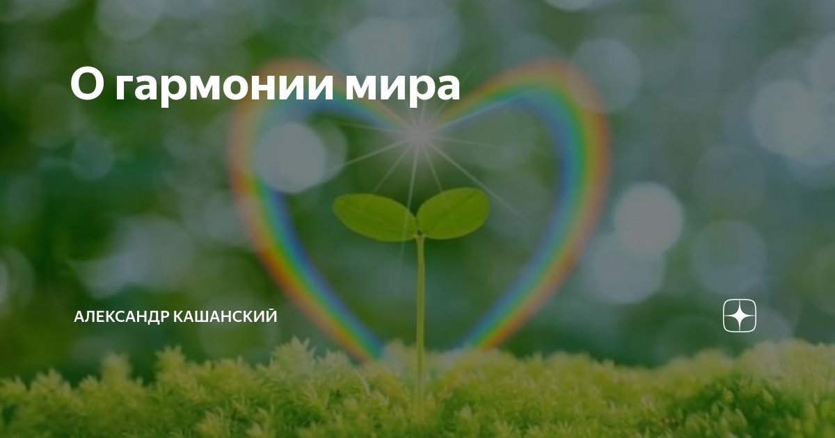 О гармонии мира | Александр Кашанский | Дзен