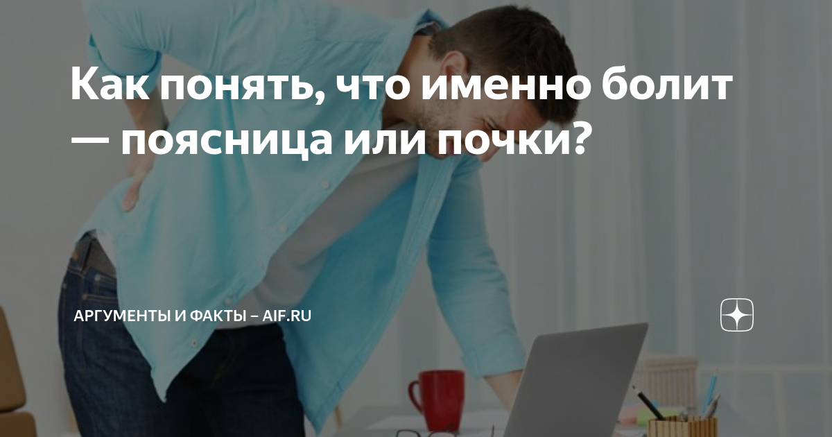 Как понять, что именно болит — поясница или почки? | Аргументы и факты ...
