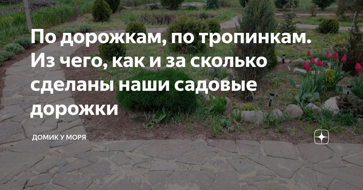 По дорожкам, по тропинкам. Из чего, как и за сколько сделаны наши ...