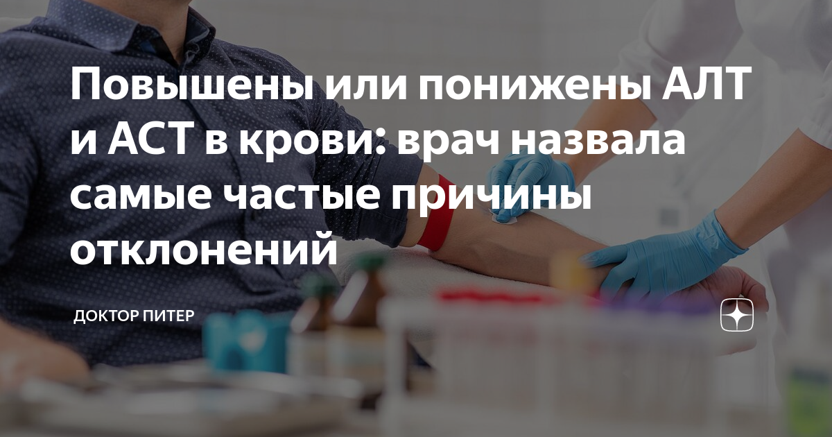 Повышены или понижены АЛТ и АСТ в крови: врач назвала самые частые ...