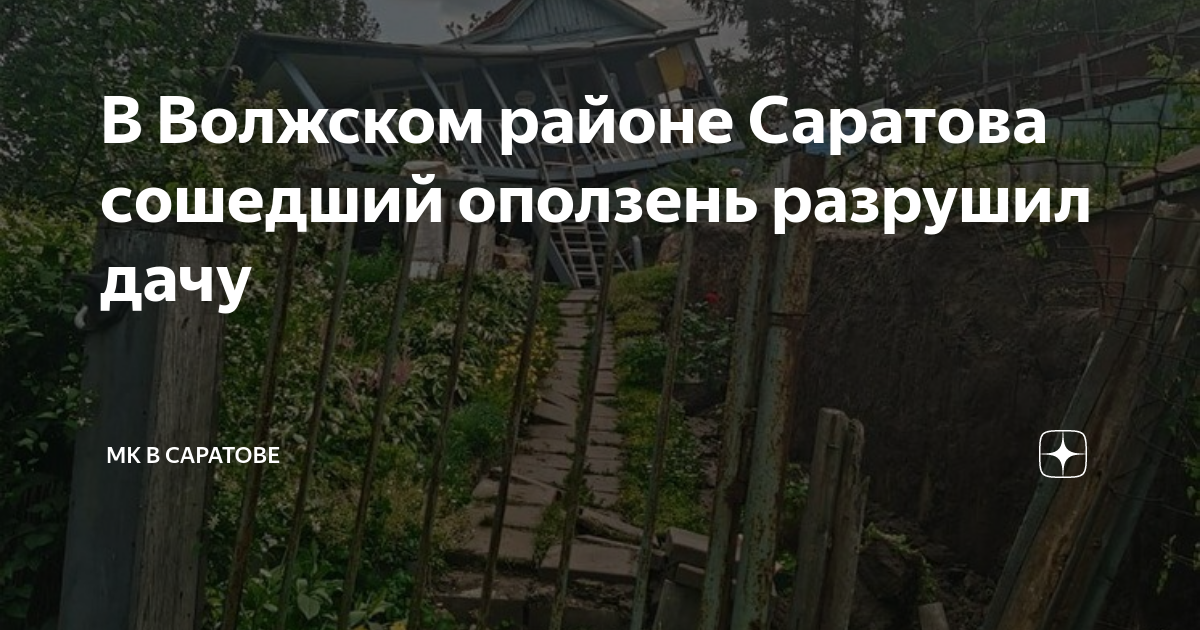 Карта оползневых зон саратова