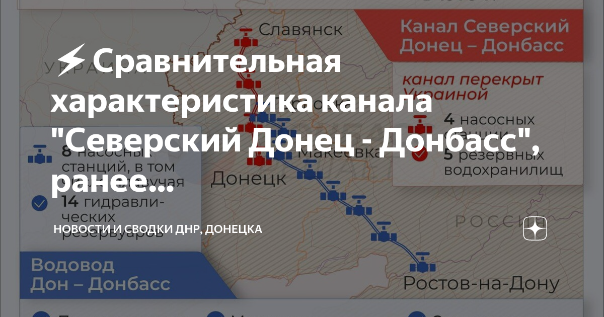 Карта северский донец донбасс