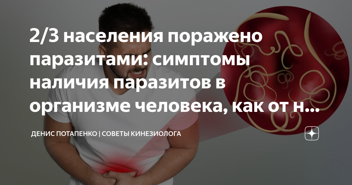 2/3 населения поражено паразитами: симптомы наличия паразитов в ...