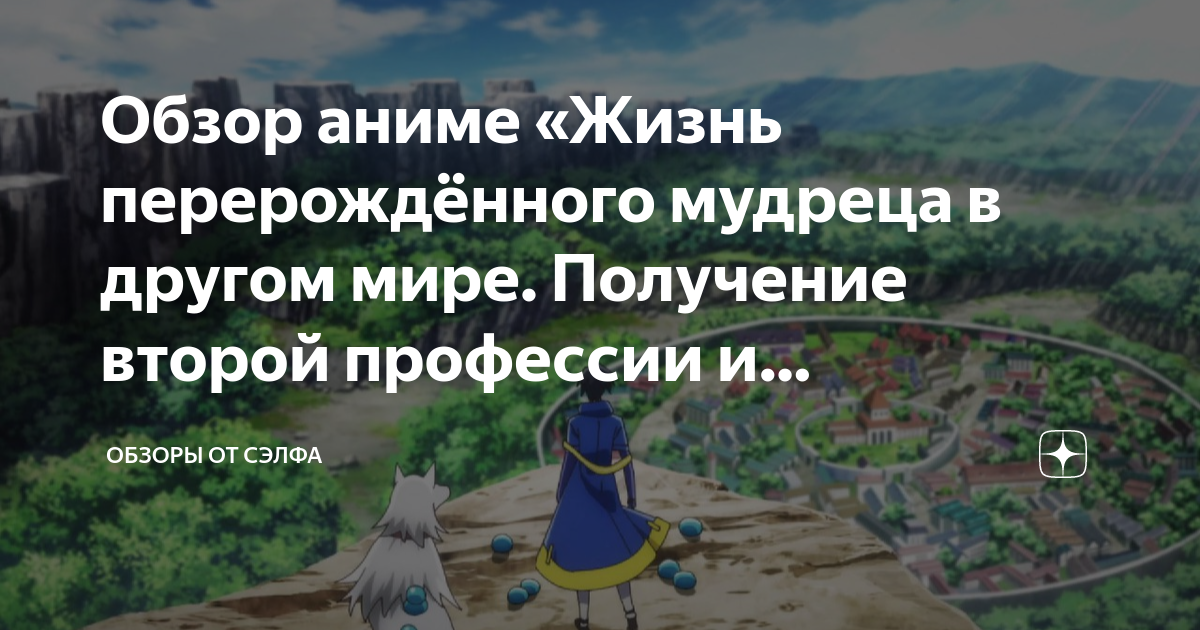 Обзор аниме «Жизнь перерождённого мудреца в другом мире. Получение ...