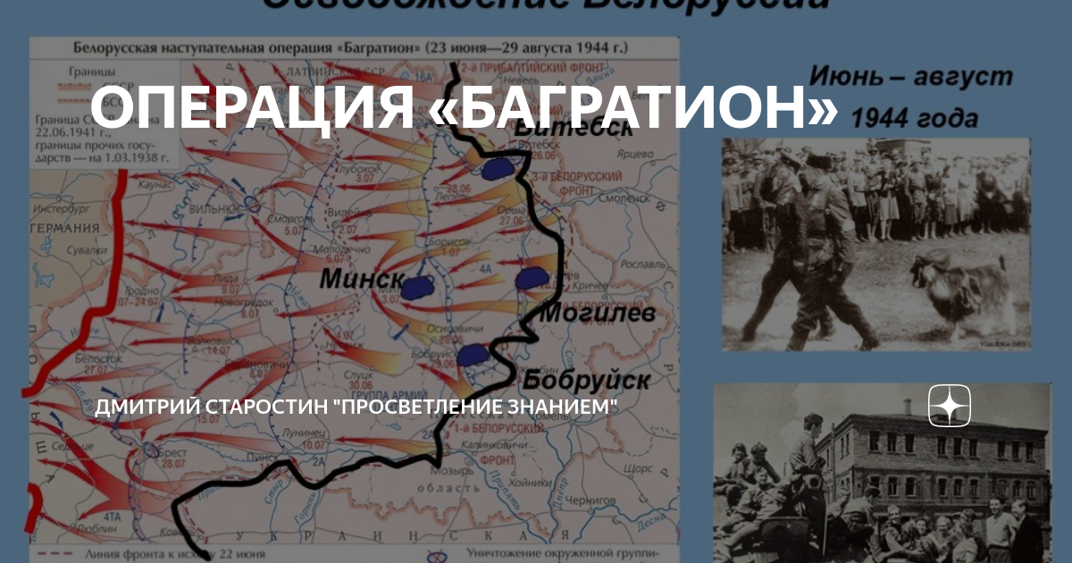 Фронтовой дневник операция багратион