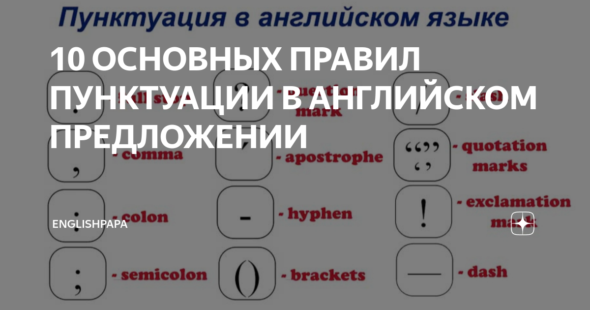 английский язык. названия знаков пунктуации на английском. пунктуация в английском языке правила. пунктуация в английском языке правила. знаки препинания в англ.