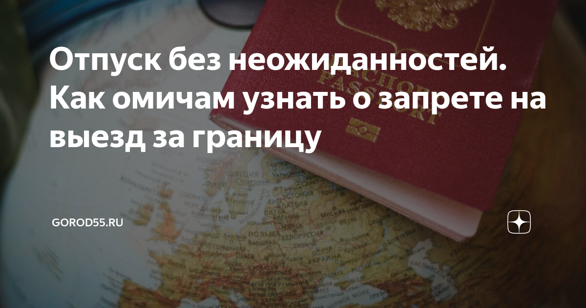 Проект закона о запрете выезда за границу