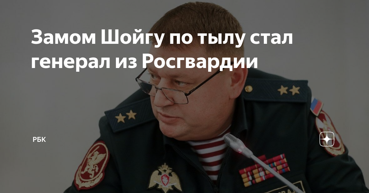 Зам Шойгу по тылу. Заместитель Шойгу генерал. Кузьменков генерал Росгвардии.