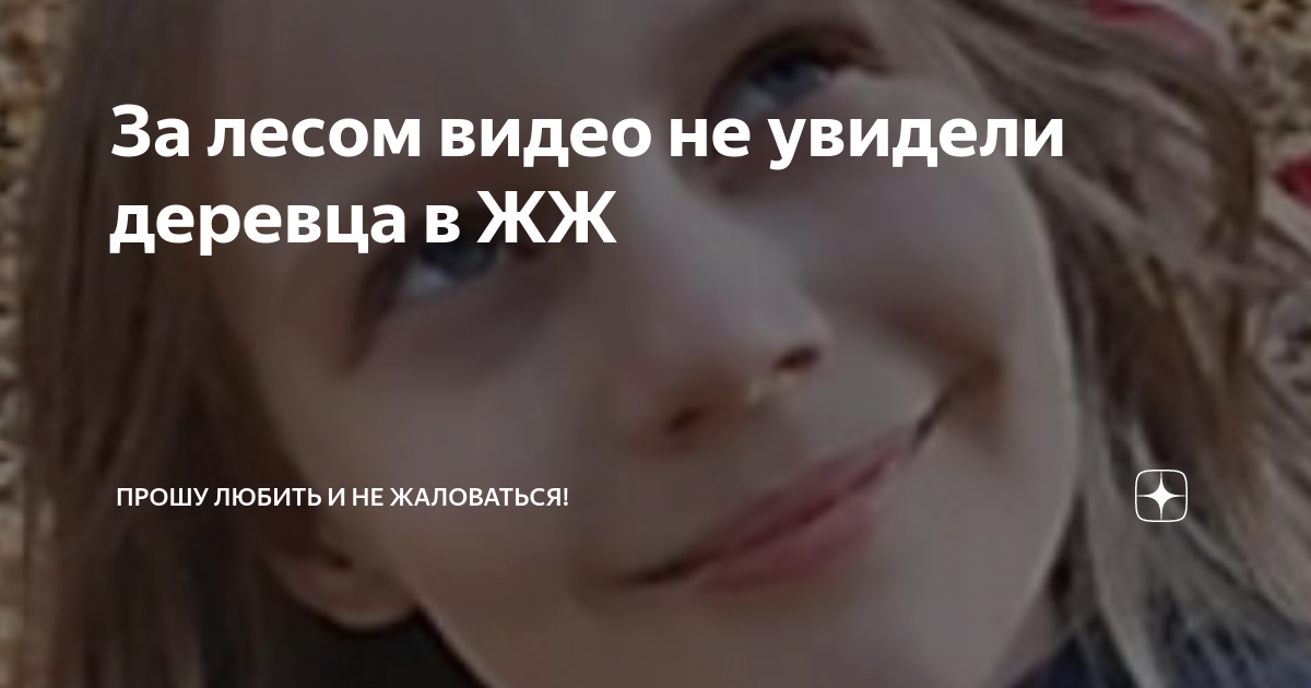 За лесом видео не увидели деревца в ЖЖ | Прошу любить и не жаловаться ...