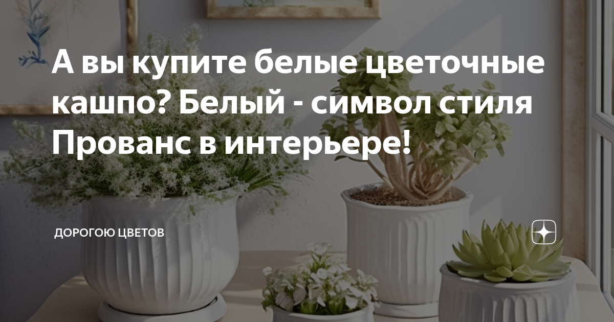 Стильные горшки для цветов