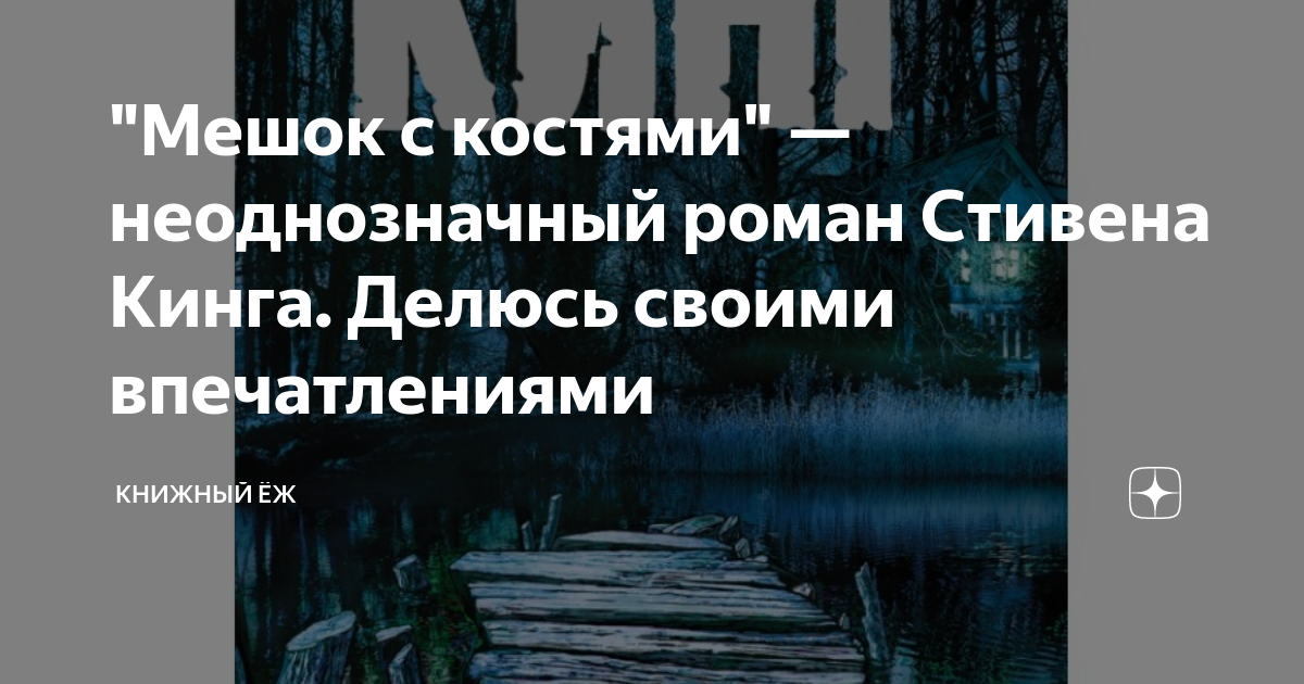 "Мешок с костями" — неоднозначный роман Стивена Кинга. Делюсь своими ...