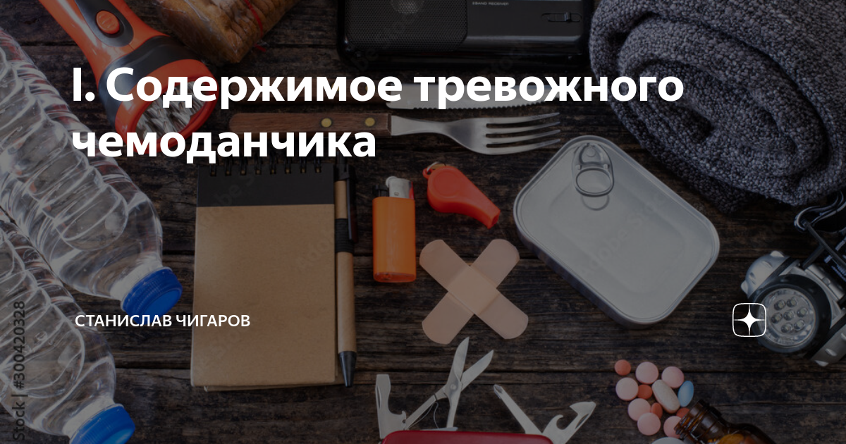 I. Содержимое тревожного чемоданчика | Станислав Чигаров | Дзен