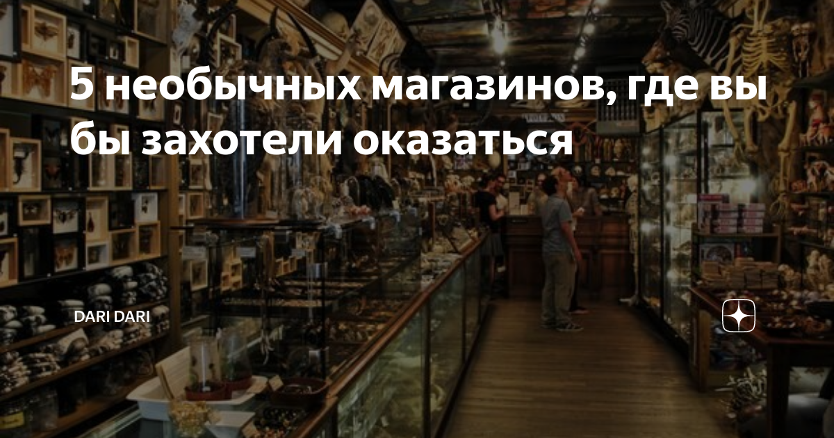 5 необычных магазинов, где вы бы захотели оказаться | DARI DARI ...