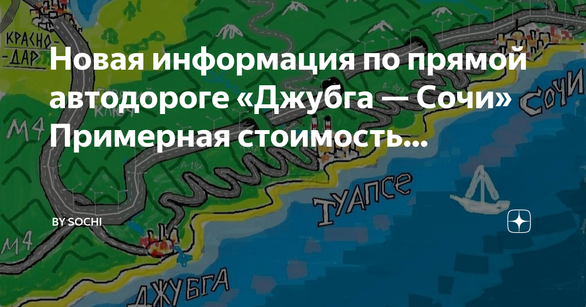 Дорога джубга сочи проект на карте новая. Новая трасса Джубга Сочи.