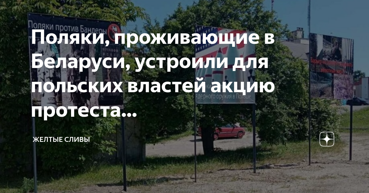Протесты в польше