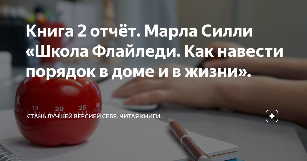 Книга 2 отчёт. Марла Силли «Школа Флайледи. Как навести порядок в доме ...