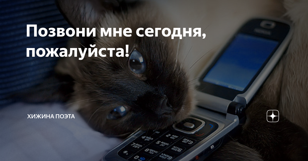 Она по мне скучает звонит меня. Звонить 3 раза.