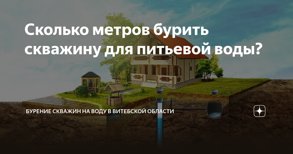 Глубина скважины для питьевой воды карта московской области