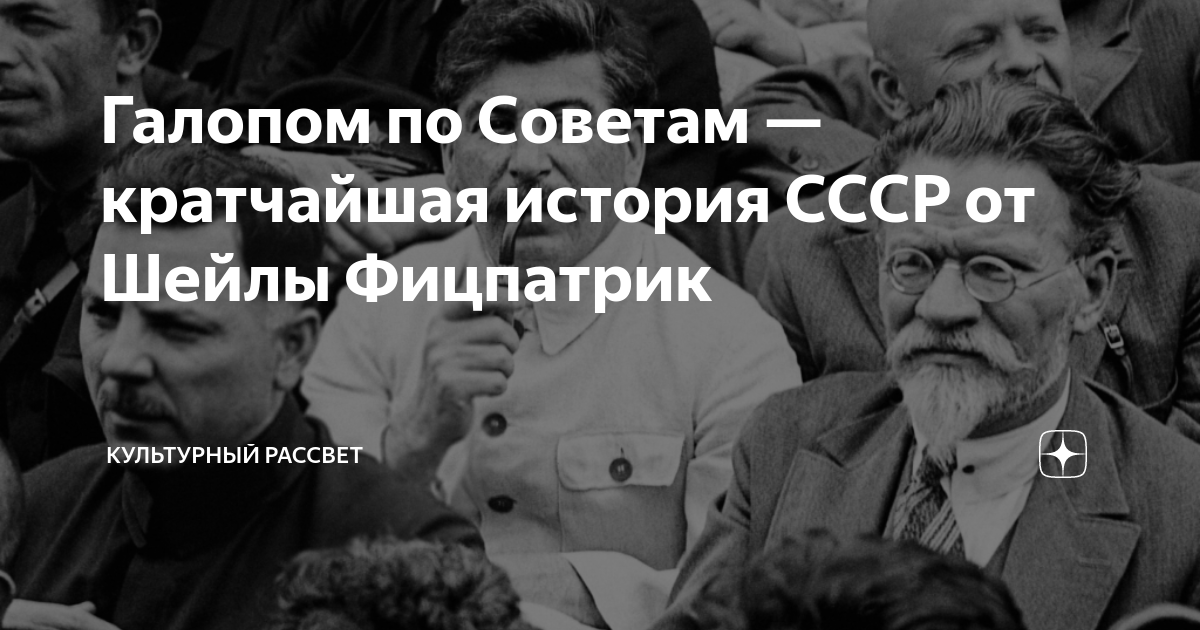 Галопом по Советам — кратчайшая история СССР от Шейлы Фицпатрик ...