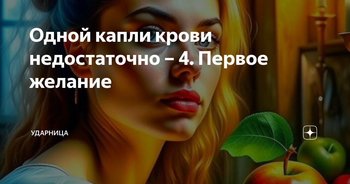 Одной капли крови недостаточно – 4. Первое желание | УДАРНИЦА | Дзен